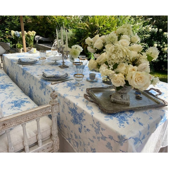 LoveShackFancy Garden Of Versailles Linen Napkin Set - NWTags - Picture 5 of 8